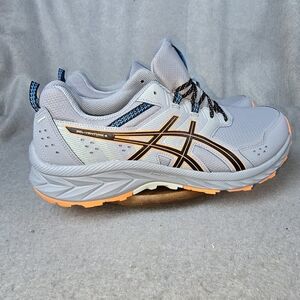 ASICS Mens GEL-Venture 9 Running Sneakers US 12 XWIDE EU 45 Grey Orange EUC